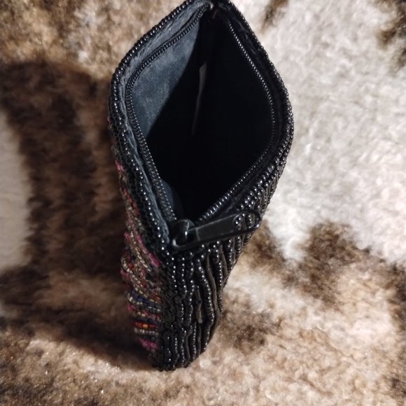 Beautiful Vintage Beaded 2 Tone Coin Purse - Picture 5 of 5